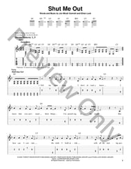 Shut Me Out Guitar and Fretted sheet music cover